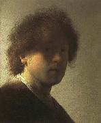Rembrandt van rijn Self-Portrait as a Young Man Germany oil painting artist